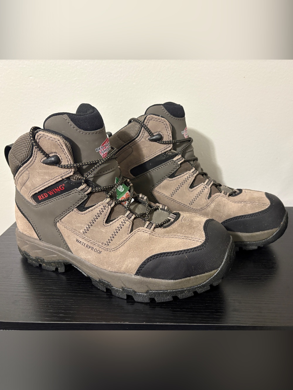 Men’s Red Wing Truhiker 6-inch Steel Toe Waterproof Boots in Taupe